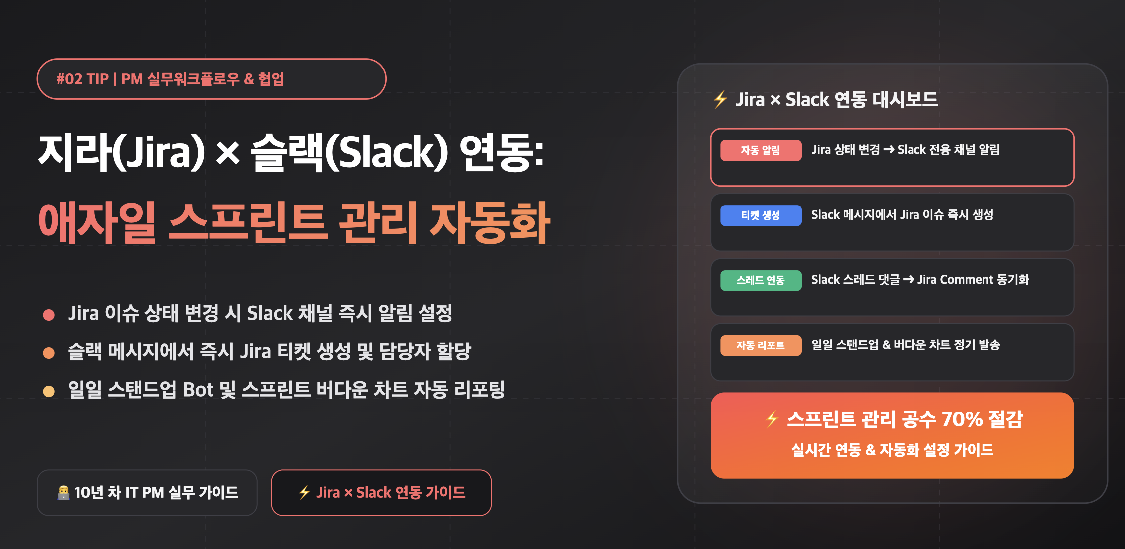 애자일 스프린트 관리 자동화